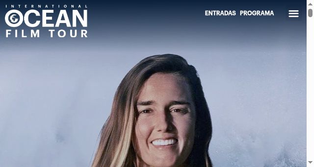 Screenshot of internationaloceanfilmtour.es