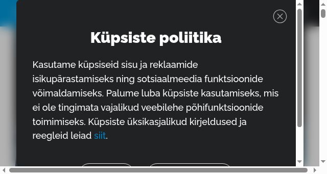 Screenshot of internet.ee