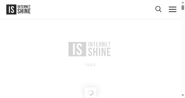 Screenshot of internetshine.com