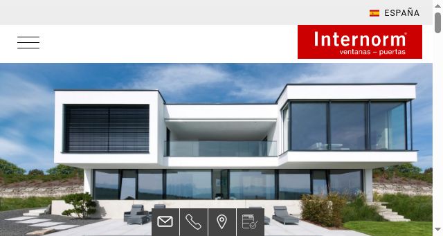 Screenshot of internorm.com