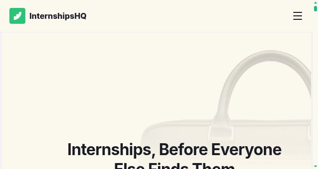 Screenshot of internshipshq.com