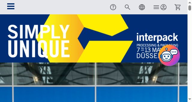 Screenshot of interpack.de