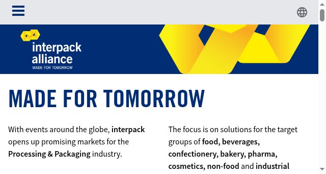 Screenshot of interpackalliance.com