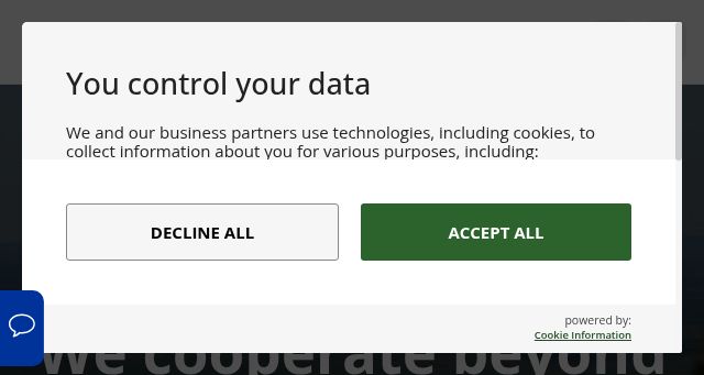 Screenshot of interreg.eu