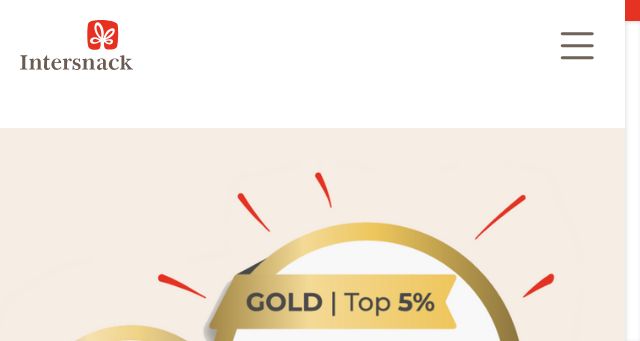 Screenshot of intersnack.ch