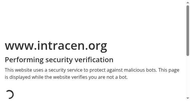 Screenshot of intracen.org