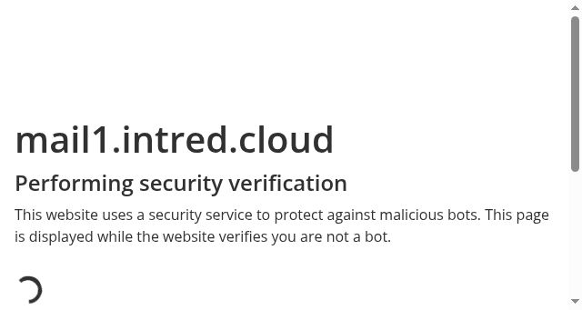 Screenshot of intred.cloud