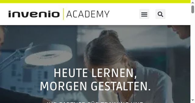 Screenshot of invenio.academy