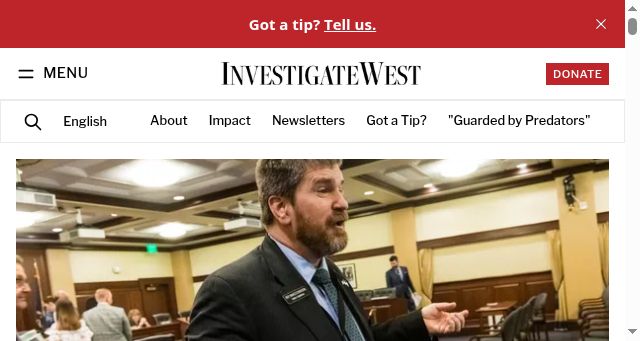 Screenshot of investigatewest.org