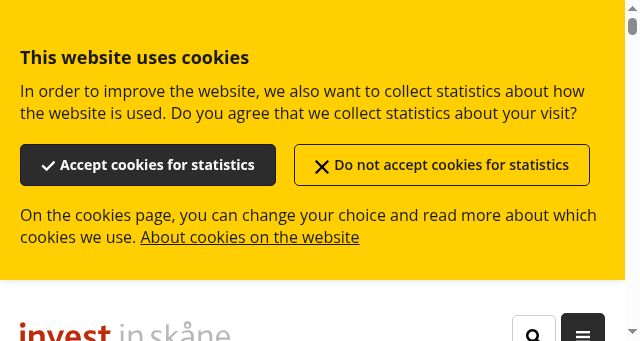 Screenshot of investinskane.com