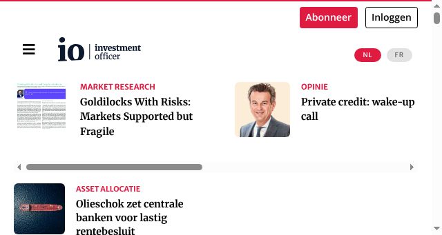 Screenshot of investmentofficer.be