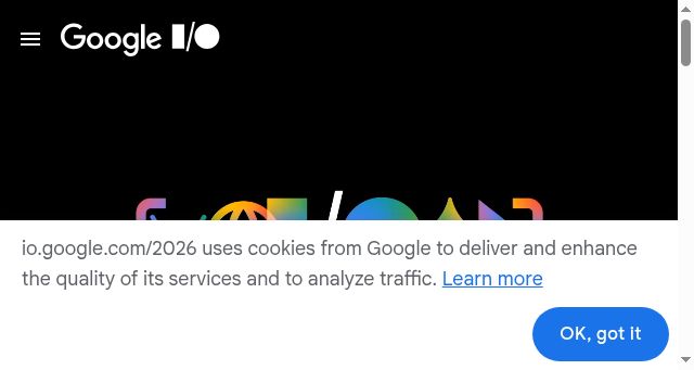 Screenshot of io.google