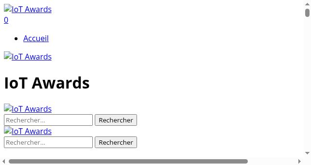 Screenshot of iot-awards.fr