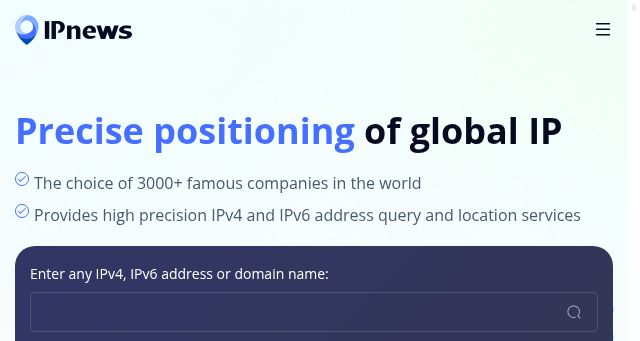 Screenshot of ipnews.io