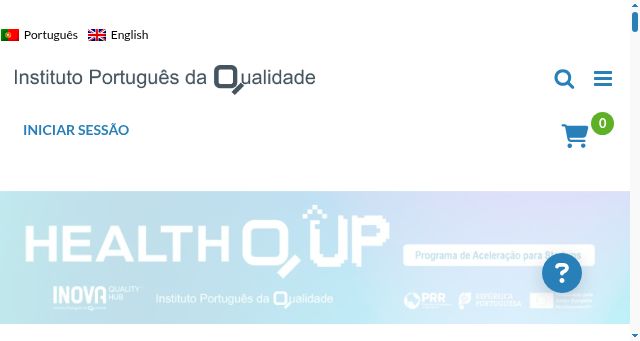 Screenshot of ipq.pt