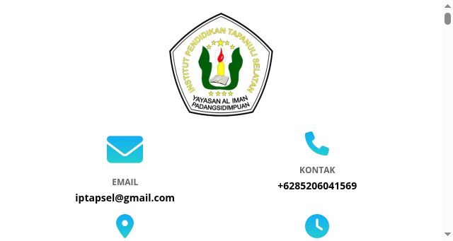 Screenshot of ipts.ac.id