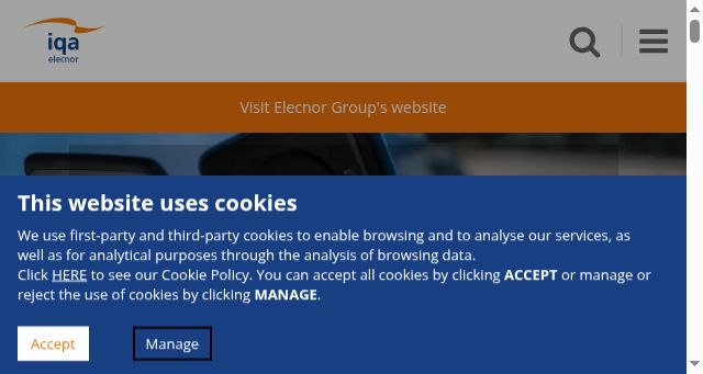 Screenshot of iqagroup.co.uk