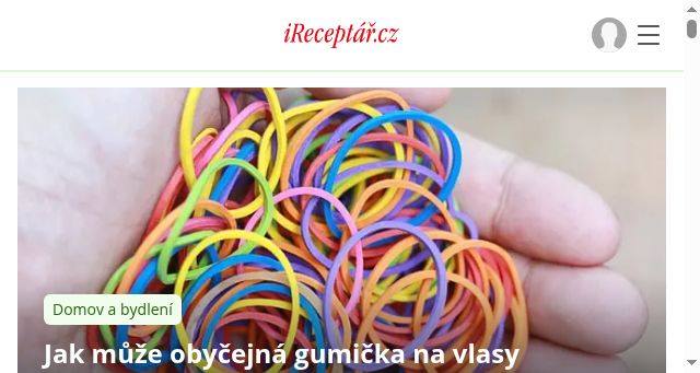 Screenshot of ireceptar.cz