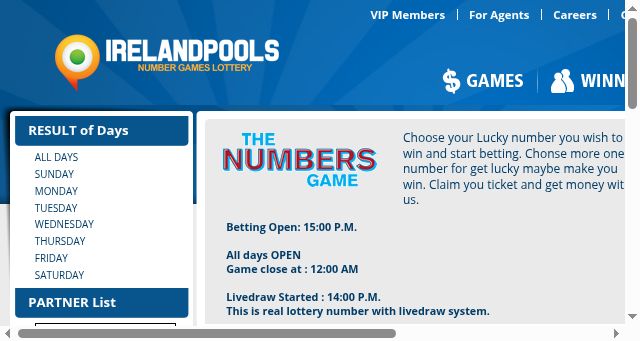 Screenshot of irelandpools.com