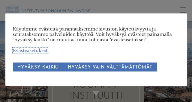 Screenshot of irfrome.org