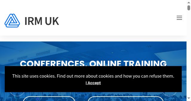 Screenshot of irmuk.co.uk