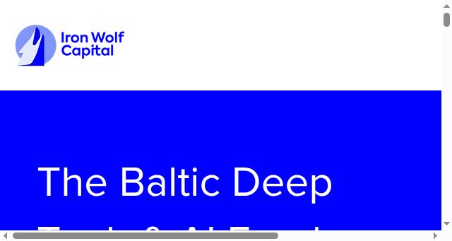 Screenshot of ironwolfcapital.com