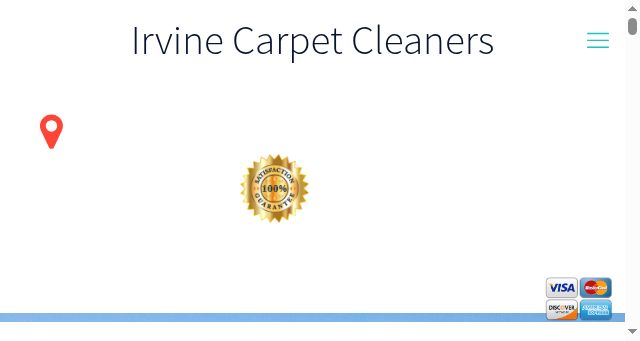 Screenshot of irvine-carpetcleaners.com