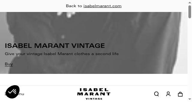Screenshot of isabelmarant-vintage.com