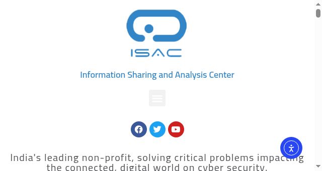 Screenshot of isacindia.org