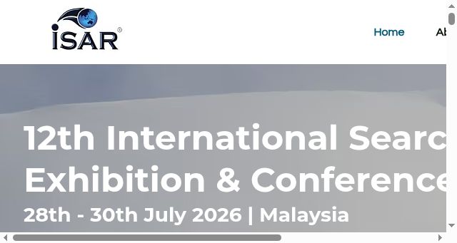 Screenshot of isarconference.com