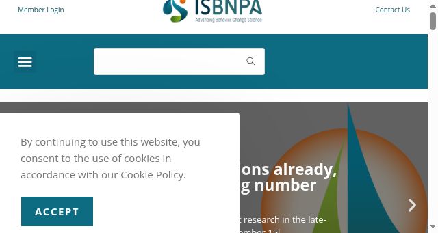 Screenshot of isbnpa.org