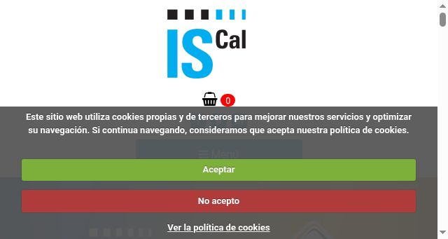Screenshot of iscal.net