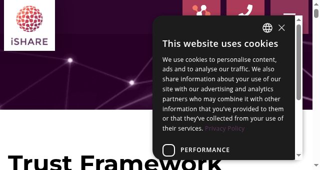 Screenshot of ishare.eu