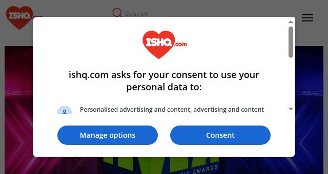 Screenshot of ishq.com