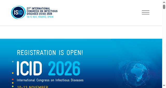 Screenshot of isidcongress.org