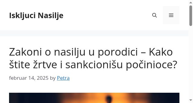 Screenshot of iskljucinasilje.rs