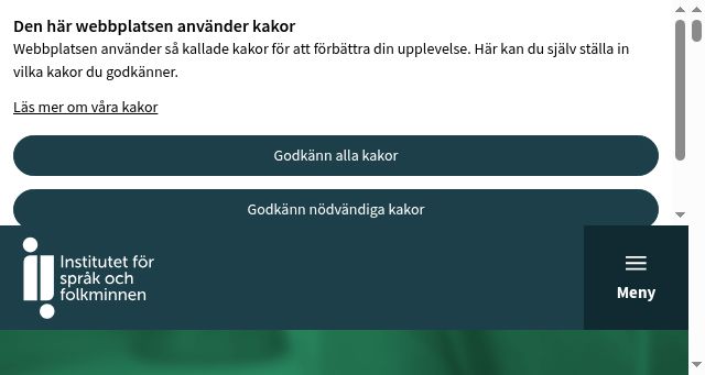 Screenshot of isof.se