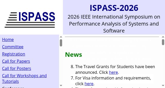 Screenshot of ispass.org