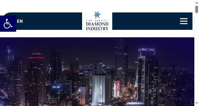 Screenshot of israelidiamond.co.il