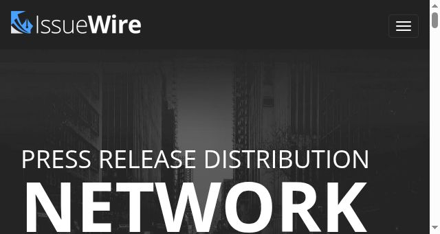 Screenshot of issuewire.com