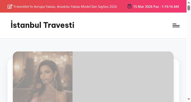 Screenshot of istanbultravestic.com