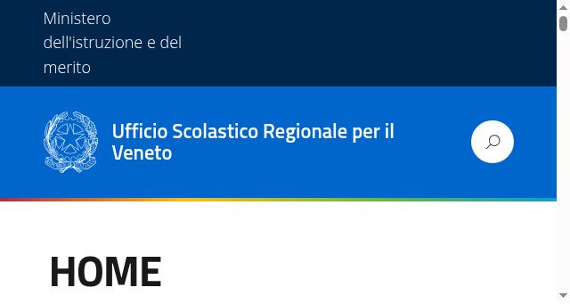 Screenshot of istruzioneveneto.gov.it