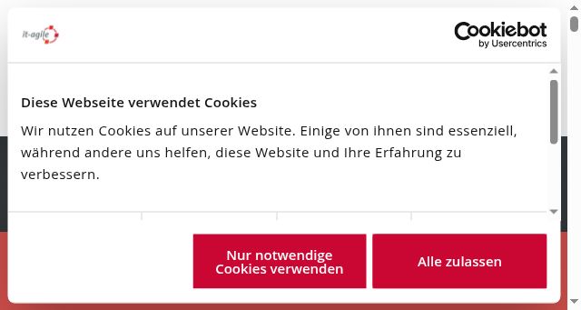 Screenshot of it-agile.de
