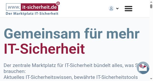 Screenshot of it-sicherheit.de