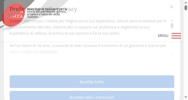 Screenshot of italianostra.org