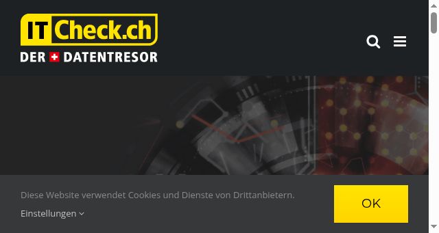 Screenshot of itcheck.ch