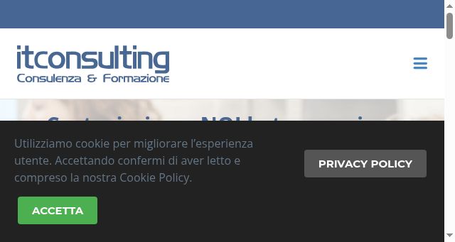 Screenshot of itconsultingsrl.it