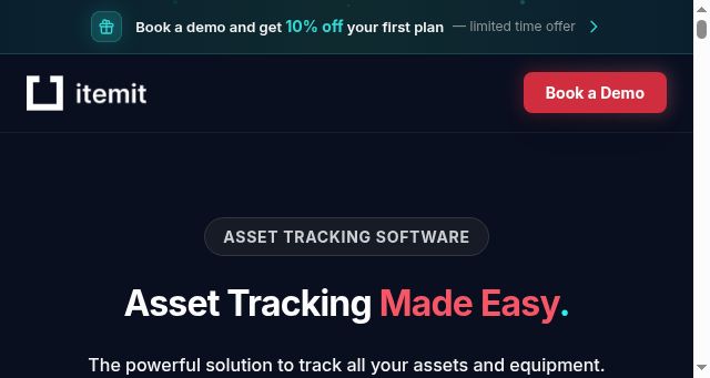 Screenshot of itemit.com