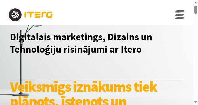 Screenshot of itero.lv