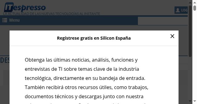 Screenshot of itespresso.es